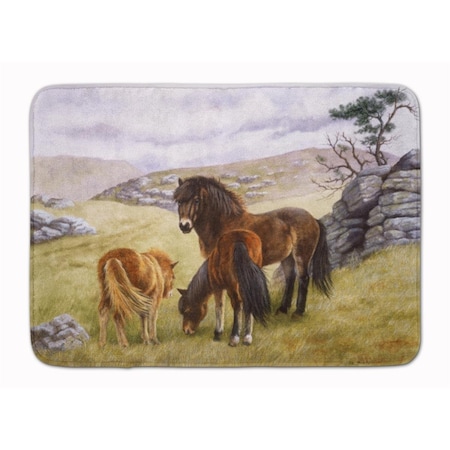 Carolines Treasures Horses in the Meadow Machine Washable Memory Foam Mat BDBA0189RUG